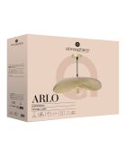 Suspension en metal Arlo dorée - L.56