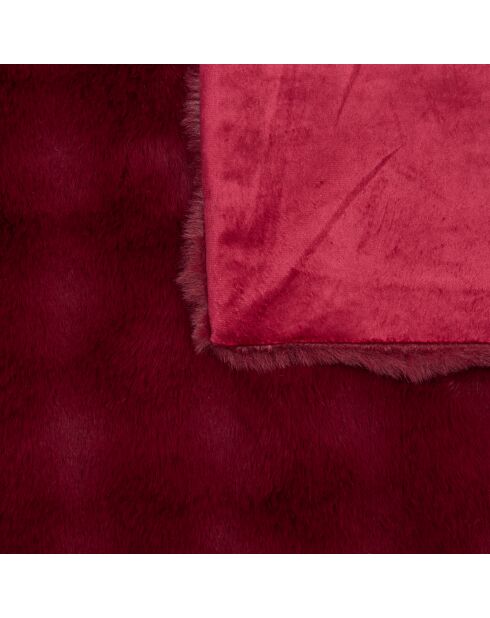 Plaid Four 3D Zephy Garnet - 120x160 cm