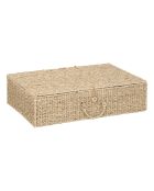 Set de 2 cestas de paja RGT XL beige - 60 x 40 x 17 cm