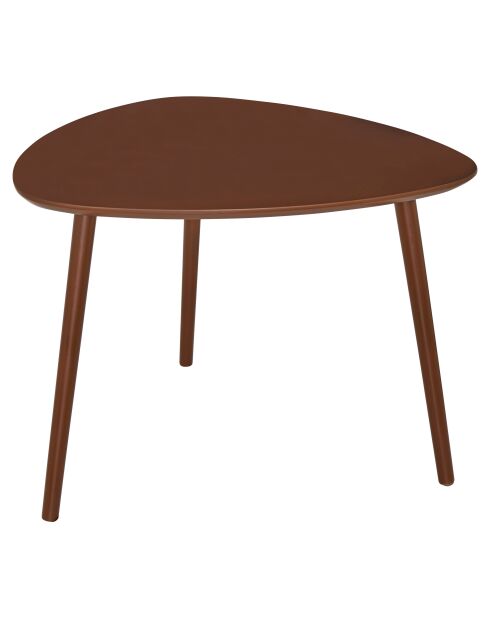 Lot de 3 tables basse Mileo multicolore - 67,5 x 9,5 x 65,5 cm