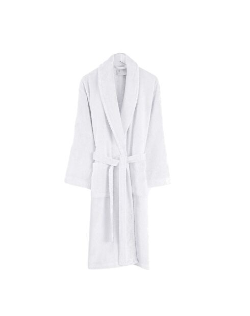 Peignoir femme en coton blanc
