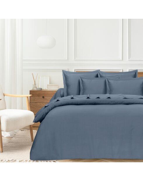 Blauer Bettbezug aus Baumwolle - 200x200 cm