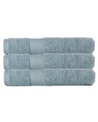 Set van 3 maxi celadon katoenen badlakens - 100x150 cm