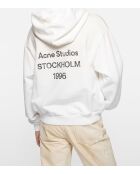 Hoodie Fleece Logo – Acne Studios – Blanc