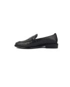 Mocassins en cuir noirs