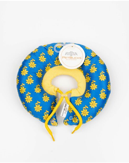 Elizabeth S blauwe donutketting voor huisdieren