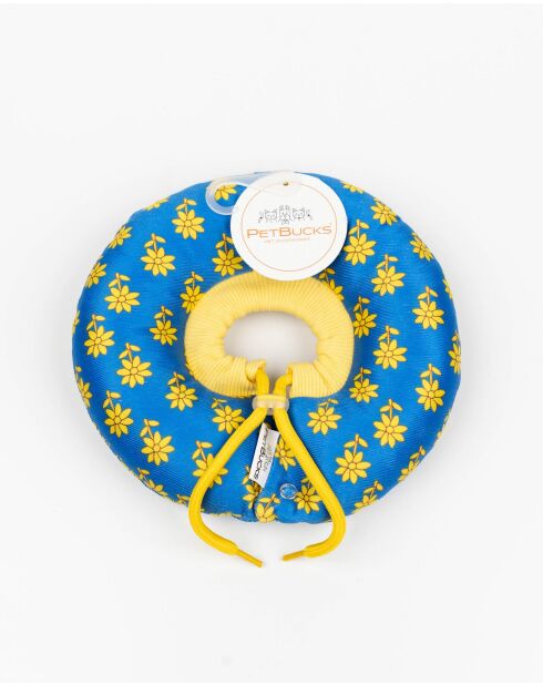 Elizabeth S blauwe donutketting voor huisdieren