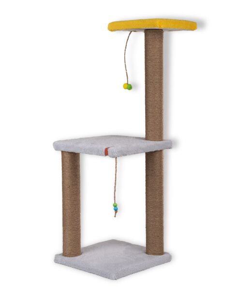 Albero per gatti Iki Katli grigio - 34x34x82 cm