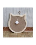 Gioco per gatti Kedi in tessuto crema - D.34 cm