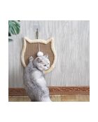 Gioco per gatti Kedi in tessuto crema - D.34 cm