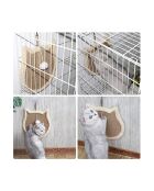 Gioco per gatti Kedi in tessuto crema - D.34 cm