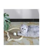 Gioco per gatti Kedi in tessuto crema - D.34 cm