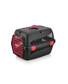 5096-S-2 schwarzer Tiertransportkoffer - 39x55x36,5 cm