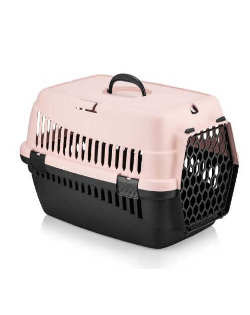 5097-R-3 roze transportkoffer voor dieren - 56,6x40x68,5 cm