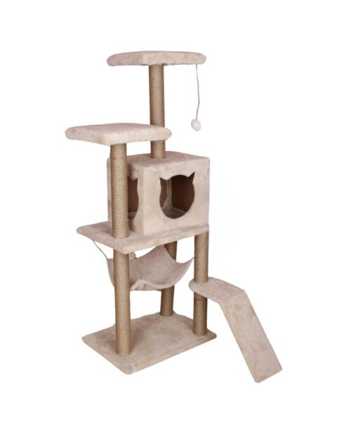 Pandora beige kattenhuis - 50x35x125 cm