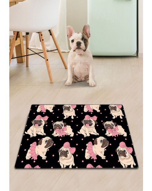 Lujoso zwarte kattenbakmat - 40x60 cm