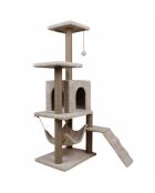 Beiges Katzenhaus Midas - 50x30x125 cm