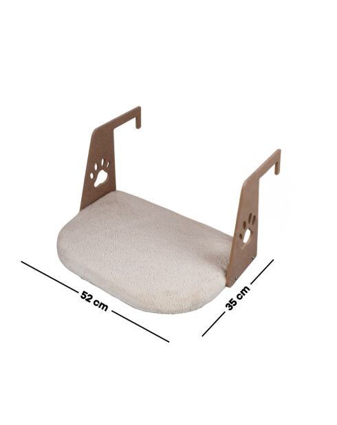 Lit pour chat Riana beige - 52x35cm