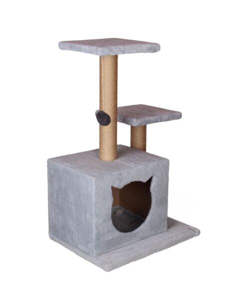 Lotti grijs kattenhuis - 45x35x72 cm