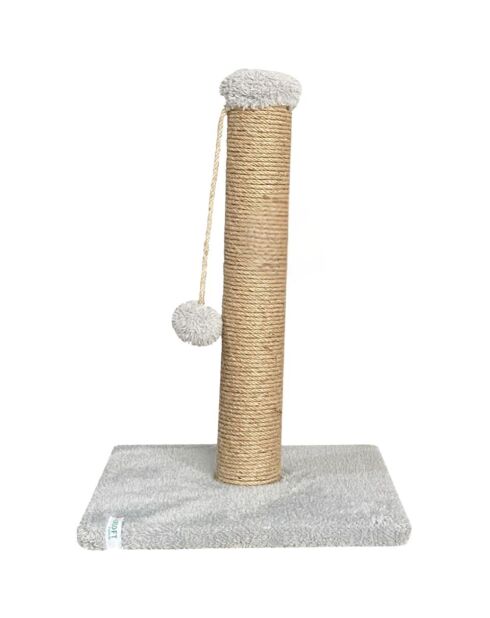Griffoir pour chat Luca gris - 30x30x42 cm