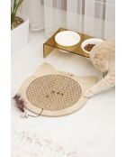 Kedi beige krabmat voor katten - 36x32x1 cm