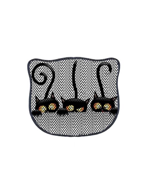 Kdkafa0127 kattenbakmat zwart - 40x50 cm