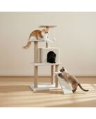 Casa para gatos Arden beige - 50x35x125 cm