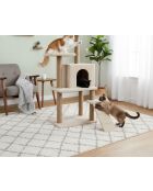Casa para gatos Arden beige - 50x35x125 cm