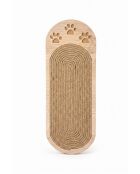 Griffoir pour chat Albero Patili beige - 19x1,8x51 cm