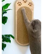 Griffoir pour chat Albero Patili beige - 19x1,8x51 cm