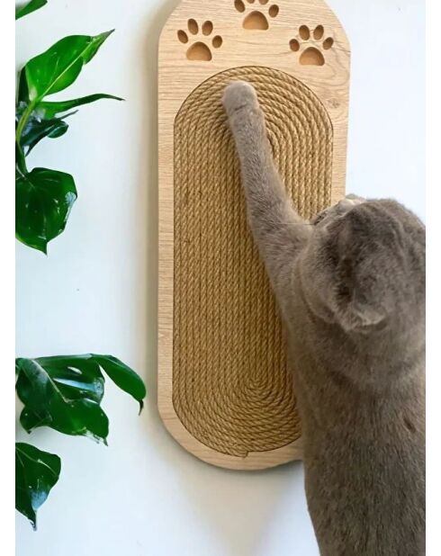 Griffoir pour chat Albero Patili beige - 19x1,8x51 cm