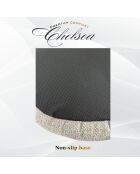 Cama para mascotas Chelsea L gris - 76x76x30 cm