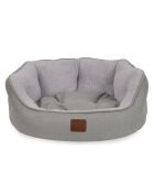 Coco M grijs huisdierenbed - 54x62x18 cm