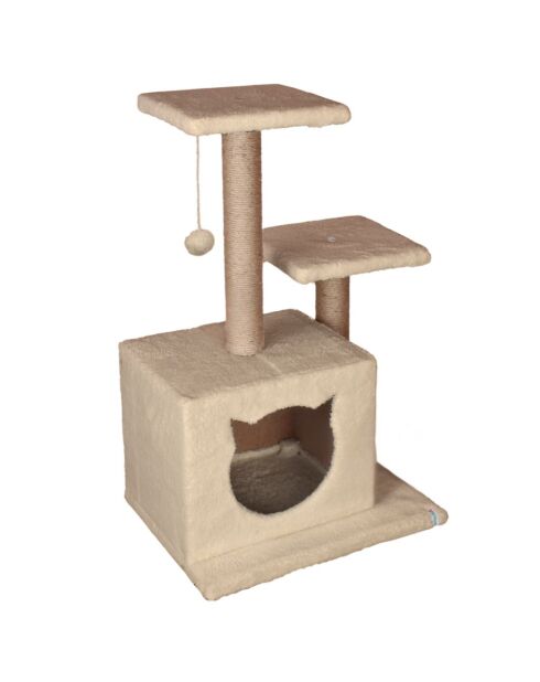 Maison pour chat Lotti beige - 45x35x72 cm