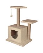 Casetta per gatti beige Lotti - 45x35x72 cm