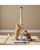 Kattenkrabber Aero antraciet - 37,5x37,5x102 cm