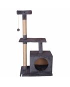 Casetta per gatti Liora antracite - 50x35x106 cm
