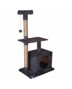 Casetta per gatti Liora antracite - 50x35x106 cm