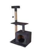 Casetta per gatti Liora antracite - 50x35x106 cm