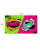Tappeto ciotola multicolore Paspet6 - 40x70 cm
