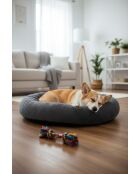 Cuccia per animali Pugalo XL antracite - 75x75x18 cm
