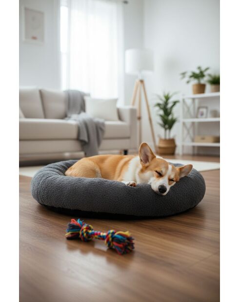 Cuccia per animali Pugalo XL antracite - 75x75x18 cm