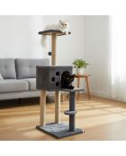 Casetta per gatti Orion antracite - 50x35x115 cm