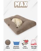 Cama para mascotas Max Dog L en forma de visón, 94 x 80 x 14 cm