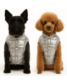 Sudadera con capucha Parlak Anorak S plateada para perros