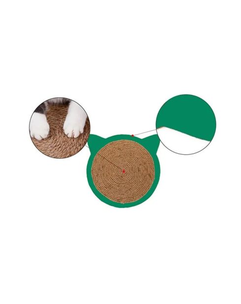 Sole rieten krabmat voor katten - D.29 cm