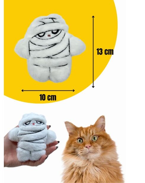 Miyav 1022 kattenspeeltje wit - 10x14 cm
