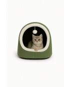 Cuccia per gatti Alaska STD verde - 40x35x35 cm