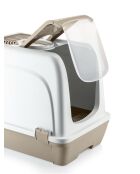 Maison de toilette pour chat 5115-01 grise - 47x39,5x55 cm
