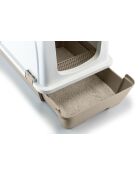 Maison de toilette pour chat 5115-01 grise - 47x39,5x55 cm